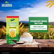 Dabur Sat Isabgol (Psyllium Husk) - 50g | Rich in Fiber | Provides Effective Relief from Constipation & Bloating | Promotes Bowel Health | Non-Habit Forming | 100% Ayurvedic