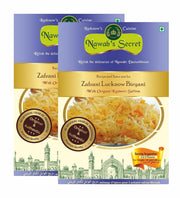 Nawab's Secret Lucknow Zafrani Biryani Masala(Pack of 2) With Kashmiri Saffron