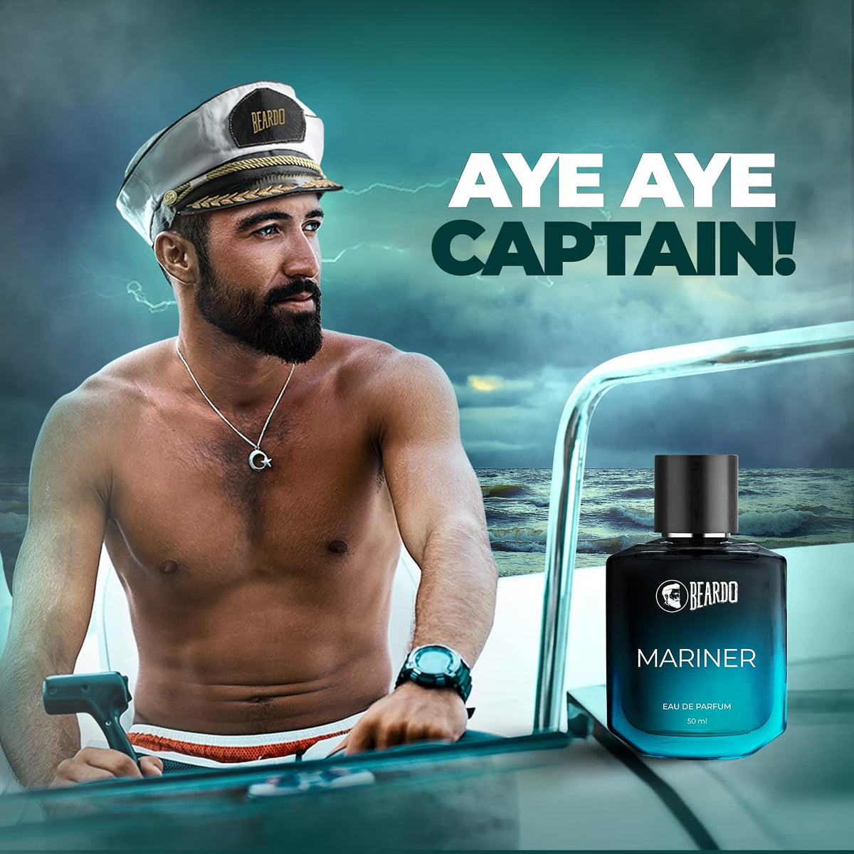 BEARDO Mariner Perfume & FREED Marina Bae Perfume Edp Set Of 2 | For Unisex | Gift For Couple | Wedding Gift For Couples | Gift For Men | Gift For Friends