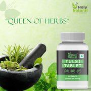 Holy Natural Tulsi Tablet - 120 tab | Immunity Booster & Respiratory Wellness