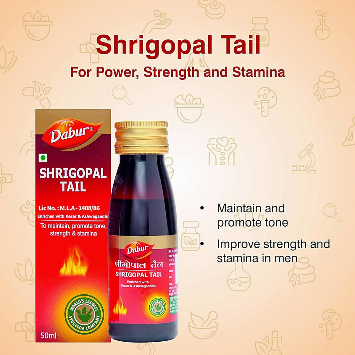 Dabur ShriGopal Tail- Strength and Stamina