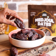 Urban Platter Jumbo Medjoul Dates, 500g (Hand-Sorted | Large-Sized & Succulent | Ideal for Premium Snacking & Festive Gifting)