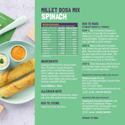 Slurrp Farm Millet Dosa Instant Mix, Supergrains Spinach And Beetroot, Natural And Healthy Food, 150g (Pack Of 2)