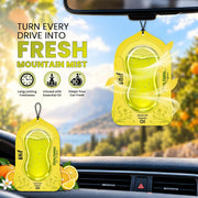 The Old Natural Car Air Freshener Hanging – Snif Gel Car Perfume, Essential Oil Based Long Lasting Car Fragrance (30–45 Days), Odor Eliminator Auto Air Freshener for Car – Citrus Fantasy