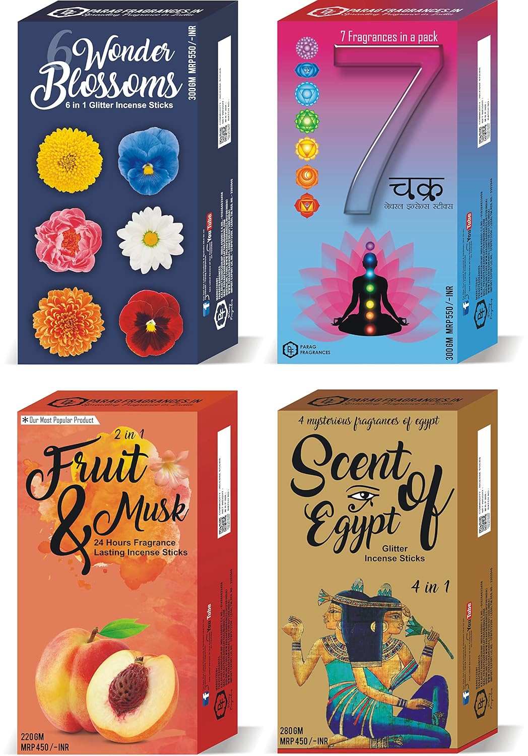 Parag Fragrances Natural Fragrance Dhoop Cones for Home Fragrance and Worship (2 in 1 Attar Cones)