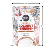 Urban Platter Dried Coconut Shreds 250g (Unsweetened Coarsely Grated, Ideal for Baking, Garnishing & Indian Sweets)