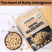 Urban Platter Exotic Hazelnuts, 500g, (Protein & Fiber Rich, For Confectionery, Baking, Nut Pastes & Dessert)