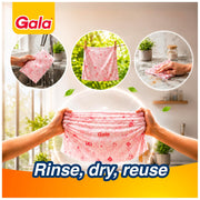 Gala Reusable Kitchen Towel Roll (Anti-Bacterial,80 Washable Wipes per Sheet)