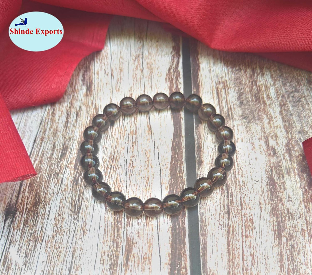 SHINDE EXPORTS Natural Smoky Quartz Bracelet for men and women