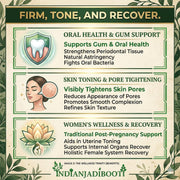 IndianJadiBooti Majuphal Whole (Oak Galls/Quercus Infectoria) – Pure Natural Astringent for Oral Health & Skin Toning – Helps Maintain Gum Strength & Intimate Wellness – 900 Grams Pack | (Pack Of 2)