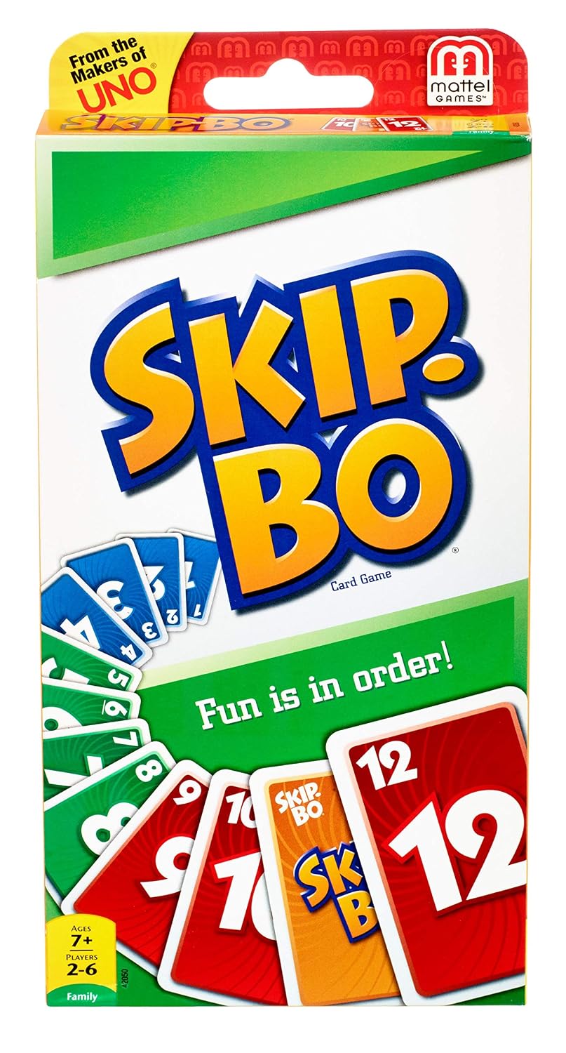 Mattel Games Uno Flip Side & Mattel Skip Bo Card Game