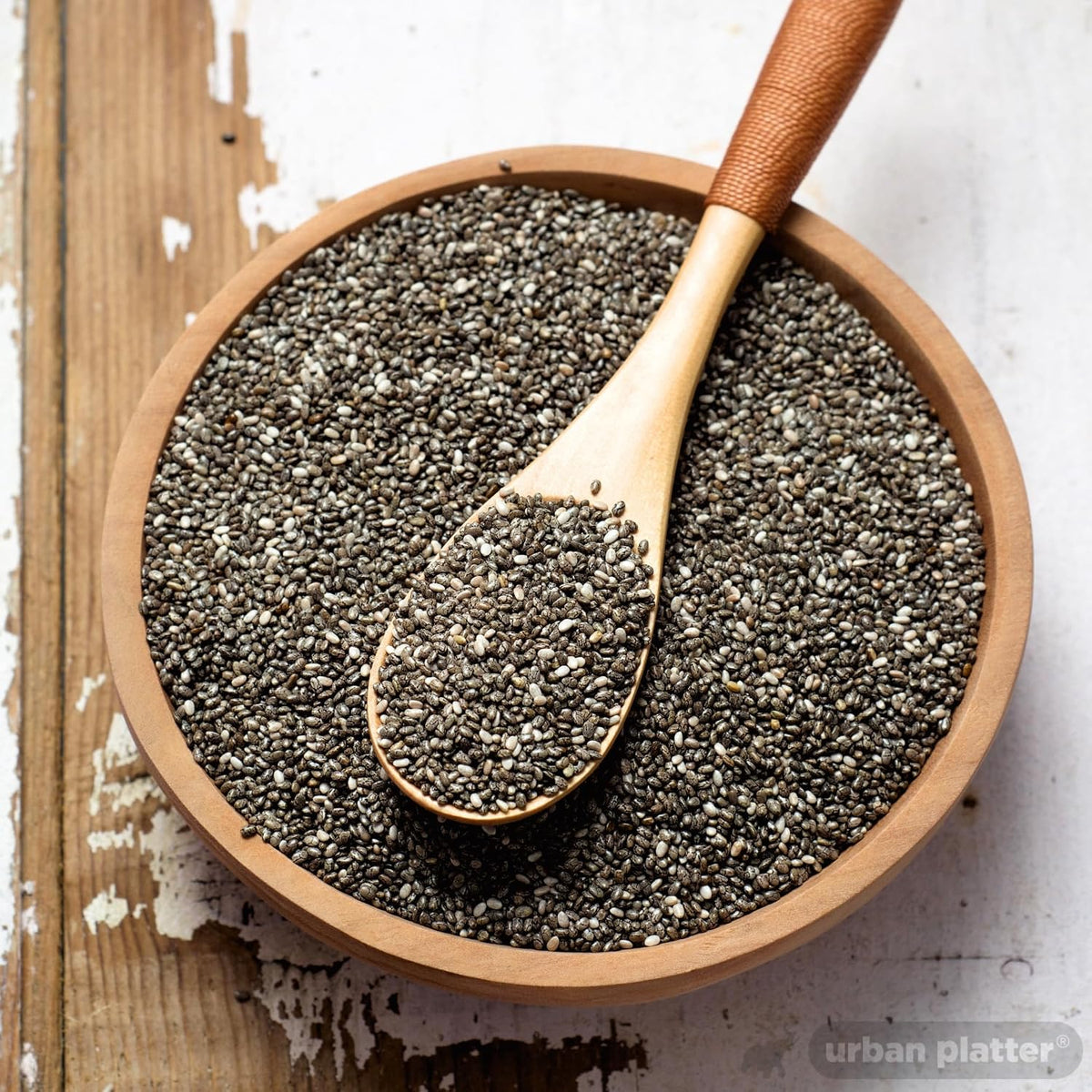 Urban Platter Black Chia Seeds, 1kg (Rich in Omega-3, Fibre & Protein | Superfood)
