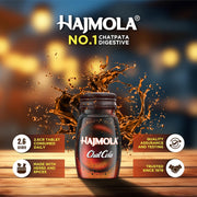 Dabur Hajmola Tasty Digestive Tablets (Chatcola Flavour) - 120 Tabs | Healthy, Tasty & Chatpata | Ayurvedic Tablets For Improved Digestion | Relief From Flatulence