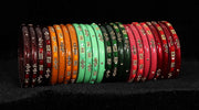 NMII MultiColour Glass Kada Set For Women & Girls with Golden Zircon Stone & Beads | Bangles For Women Glass | Kada For Women | Colourful Bangles for Women | Glass Bangles Combo- Set of 24