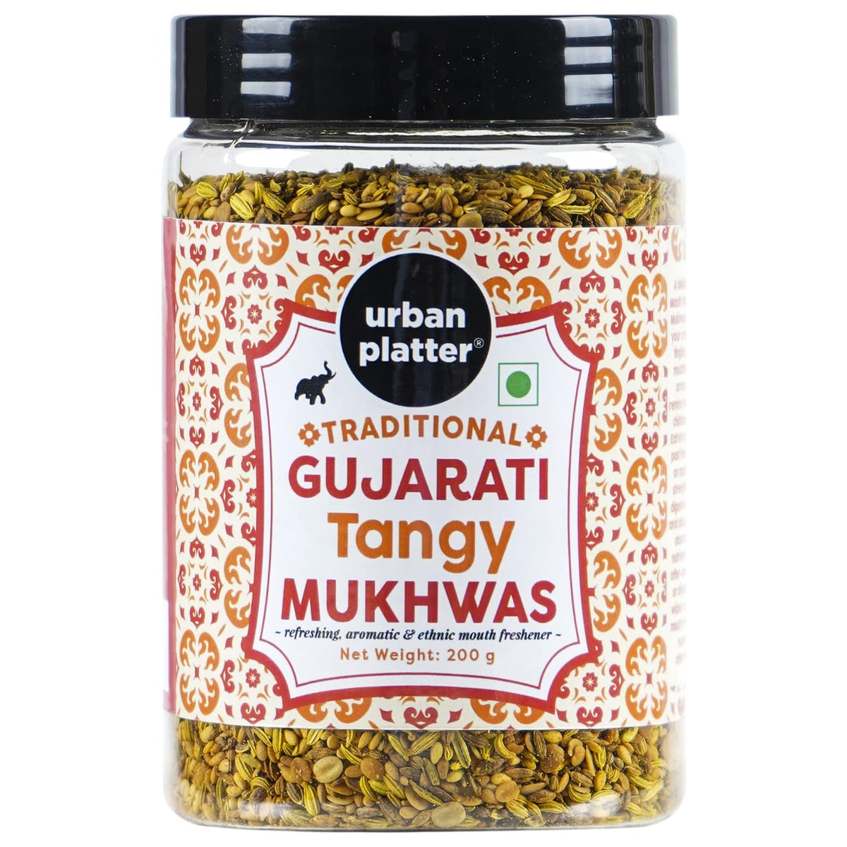 Urban Platter Traditional Gujarati Tangy Mukhwas, 200 Grams (Mouth Freshener | Digestive | After-Meal Snack | Rich in Fibre)