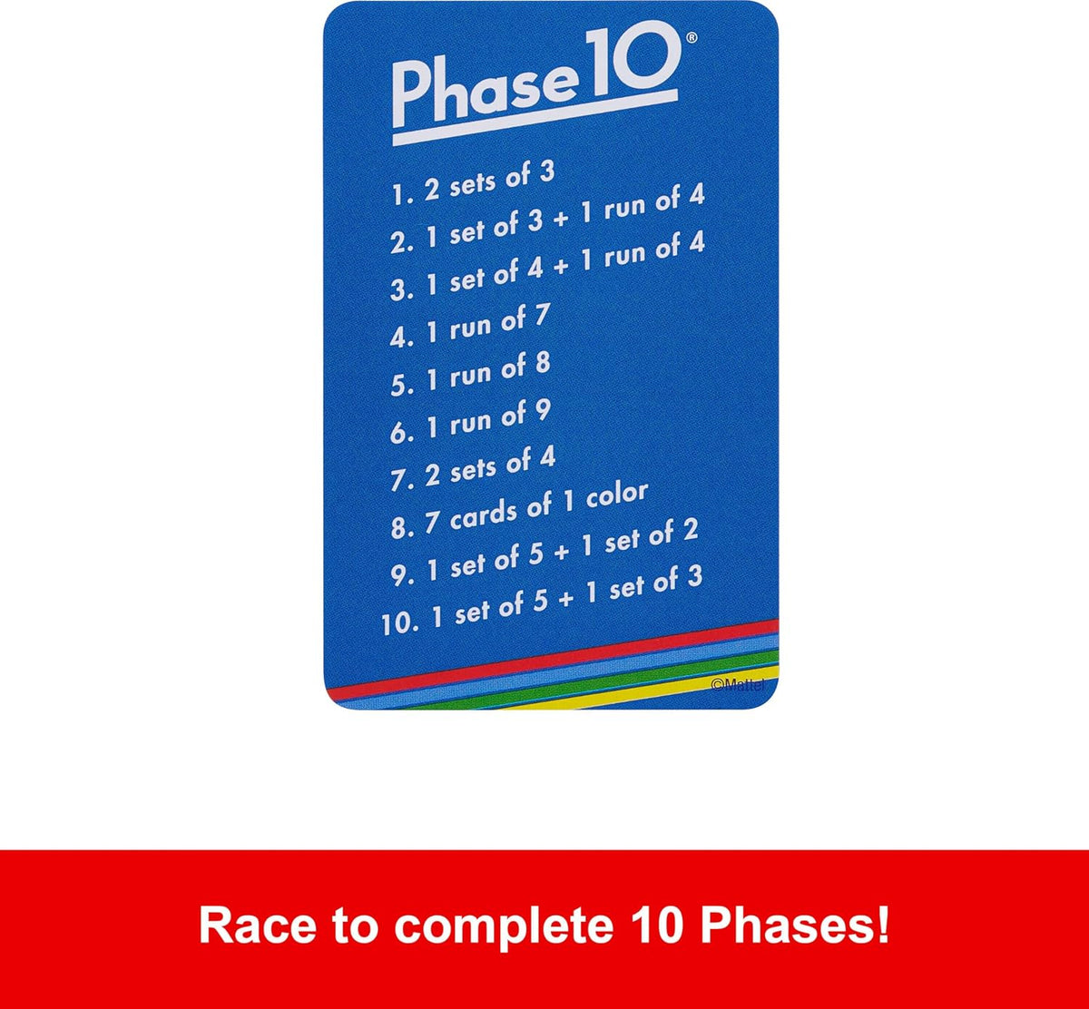 Mattel Games Bjdesign Phase 10 Card Game