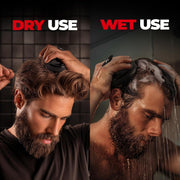 Beardo Detangling Hair Brush & Scalp Massager for Men | Men Accessories | Soft Silicone Bristles for Dry Massage, Oil & Shampoo | Hair comb (Set of 2)