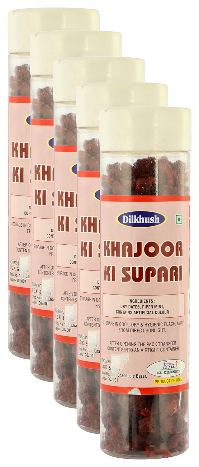 Dilkhush Khajoor Ki Supari, 150 g (Pack of 5)