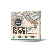 Urban Platter Round Rice Paper Sheets, 400g (Vietnamese Spring Roll Wrappers | Gluten Free | 16 cm Each | Easy to Roll | 80-85 Sheets per pack)