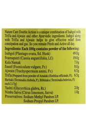 Dabur Nature Carel Double Action Isabgol, Trifala And Ajwain - 100g | Effective Relief From Constipation & Gas (Pack of 2)