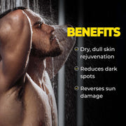Beardo UltraGlow Body Wash for Men, 200ml | Moisturizes & Hydrates the Skin | Contains Mulberry & Bearberry Extracts for Deep Cleansing & Nourishment | Soft & Smooth Skin