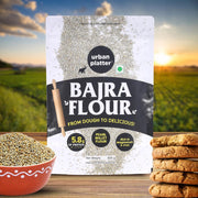 Urban Platter Bajra Flour, 500g (Stone-Ground Pearl Millet Atta | Rich in Fiber & Iron | Naturally Gluten-Free)