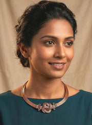 SHINDE EXPORTS pure copper Hasli necklace jewellery choker for women