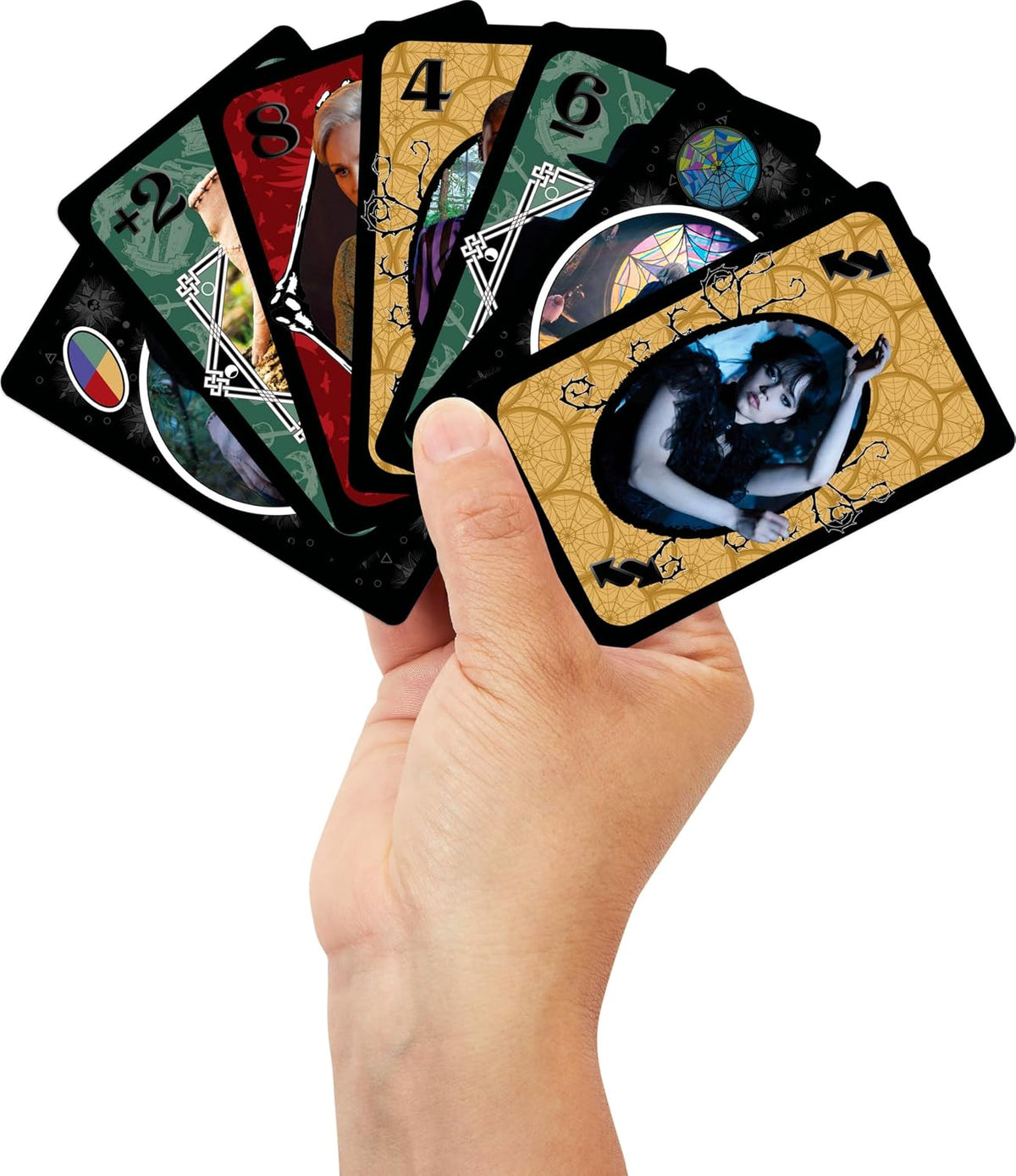 Mattel Games UNO Wednesday Card Game, Ages 7+, 2-10 Players