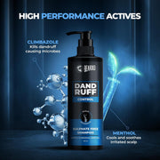 Beardo Dandruff Control Sulphate Free Shampoo for men 200 ml | Anti Dandruff | Sulphate and Paraben Free | Climbazole, Menthol & Biotin for Dandruff Control & Itchy Scalp
