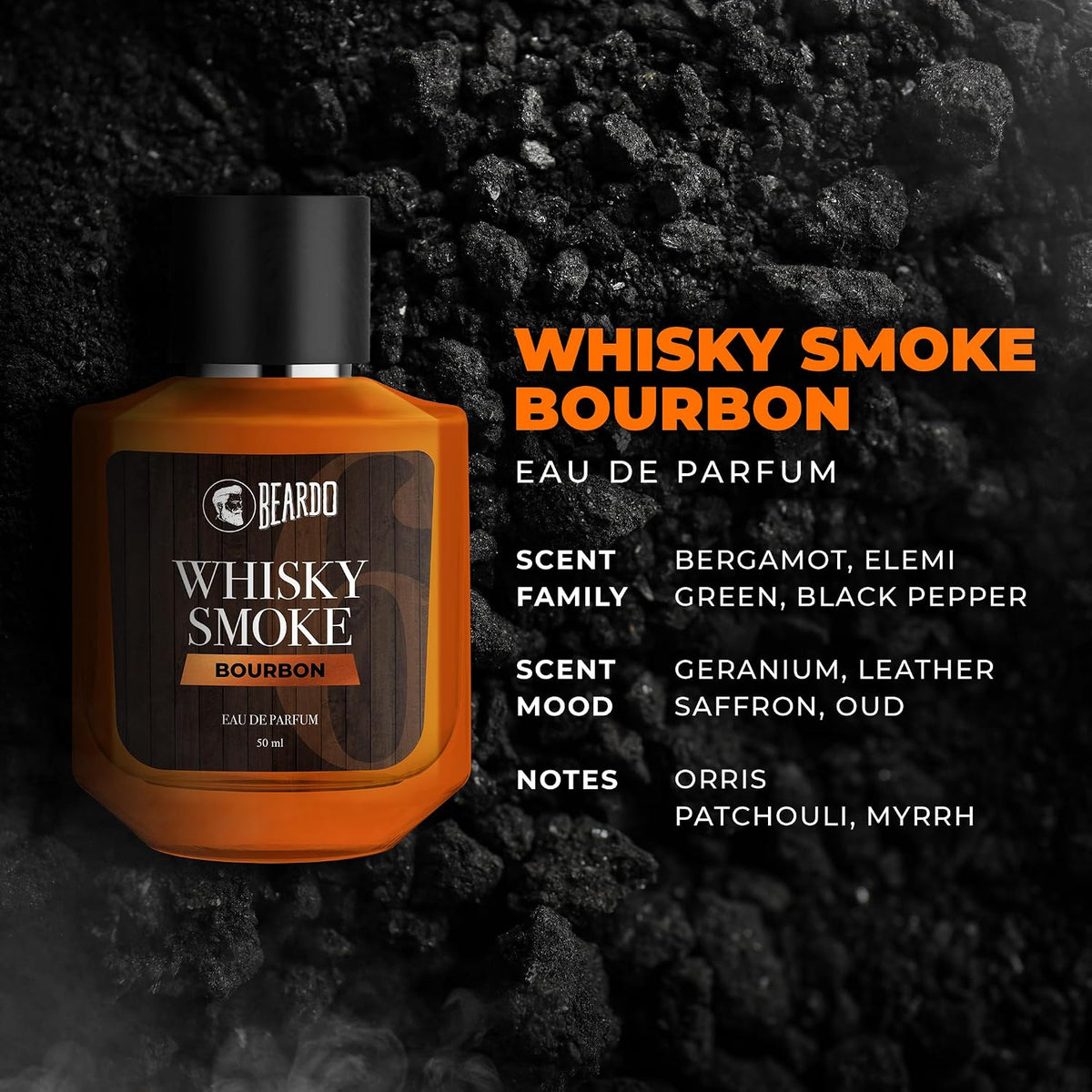 Beardo Whisky Smoke Bourbon Perfume 50ml & Mariner Perfume 50ml Combo | Long Lasting Perfume For Men | Oriental, Woody, Leathery | Fresh, Aqua Notes | Gift Set | Rakhi Gift for Brother | Gift for boyfriend | Gift for Men | Gift for Brother