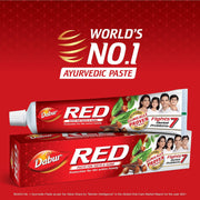 Dabur Almond Shampoo - With Almond-Vita Complex & Milk Extracts for Dull, Dry and Weak Hair - 650 ml & Dabur Red 800g (200g x 4, Pack of 4) Toothpaste