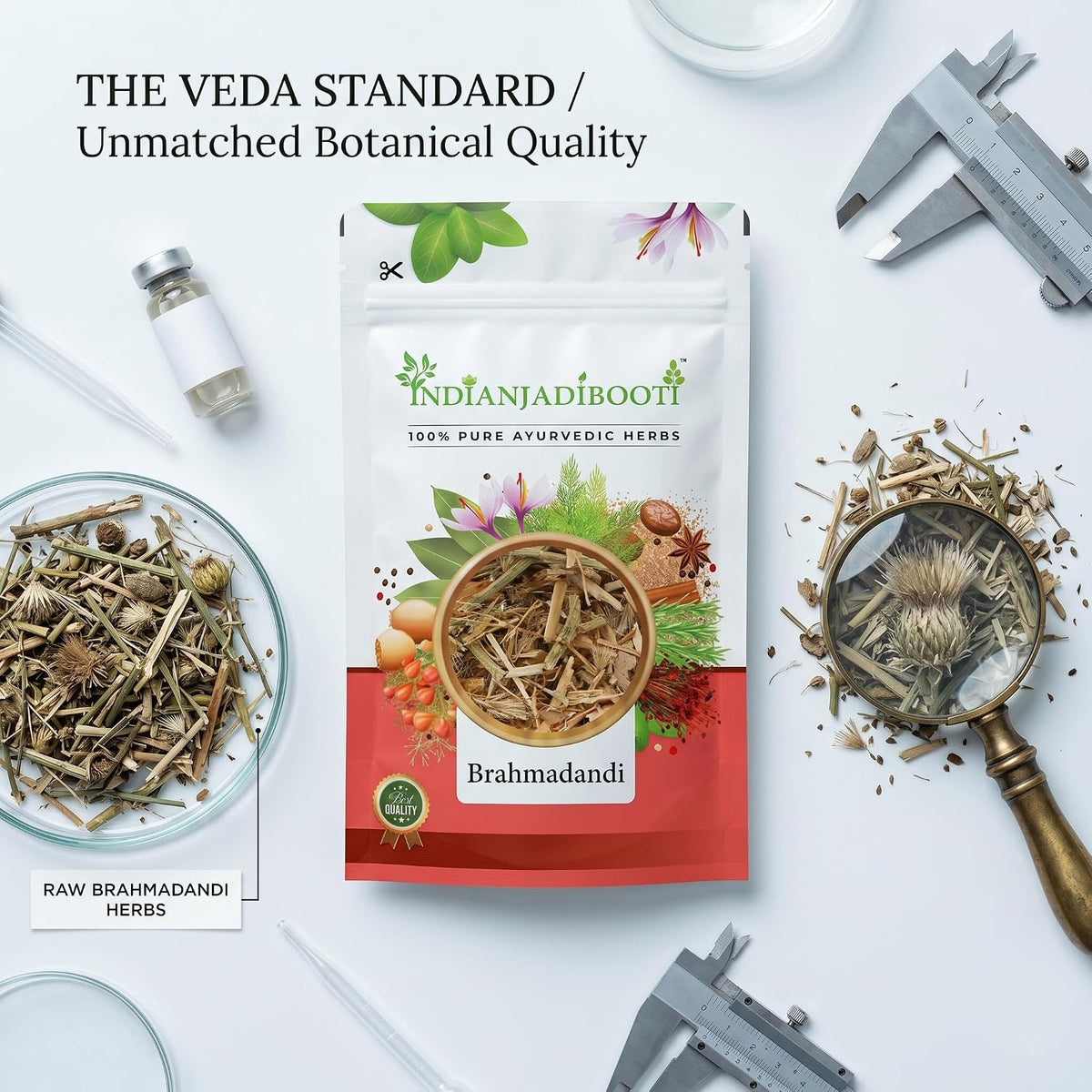 IndianJadiBooti Brahmadandi (Tricholepis glaberrima) | 3 Packs of 900 Grams