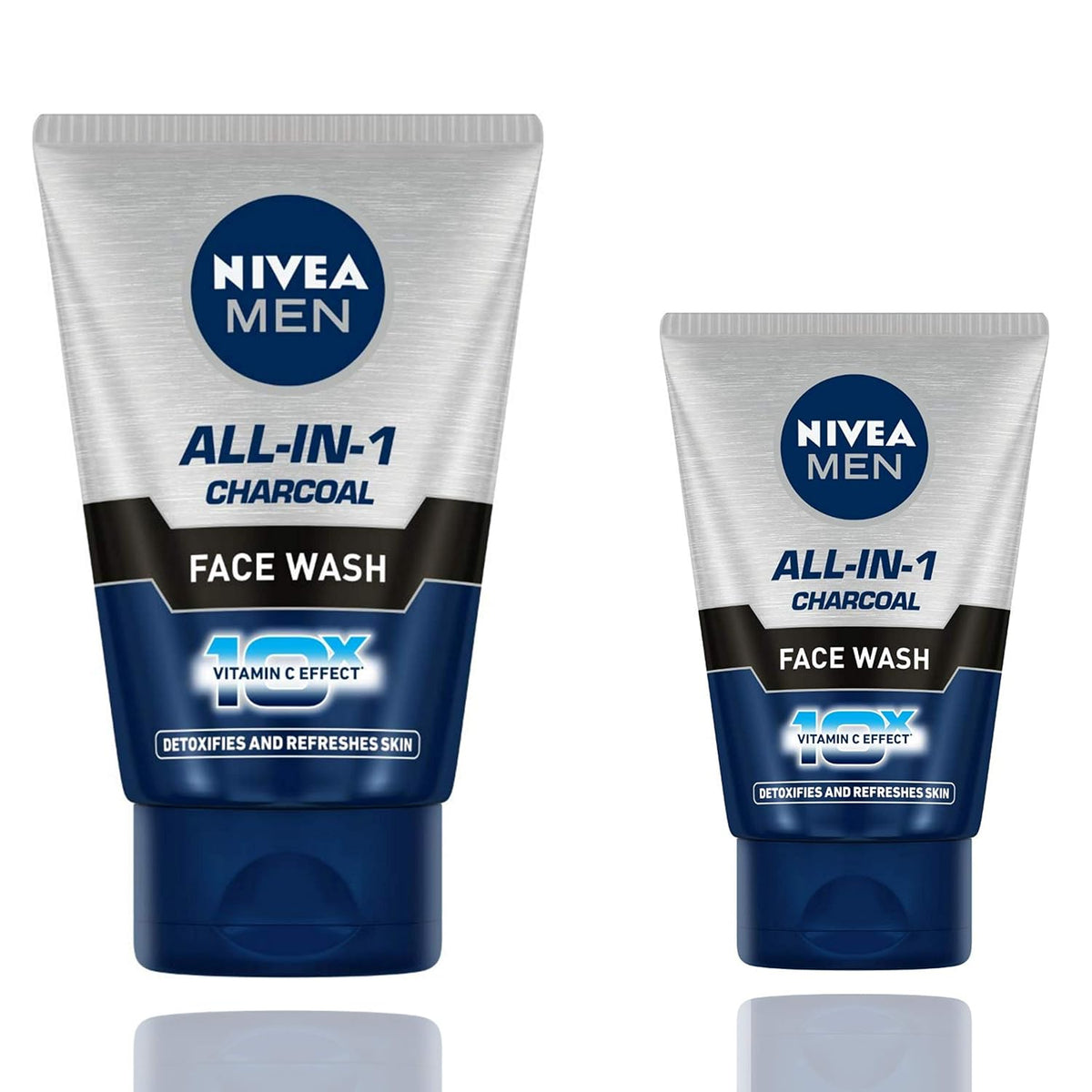 NIVEA Men All-In-One Face Wash, 100ml With All-In-One Face Wash, 50ml