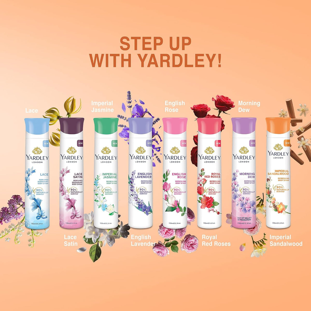 Yardley London Imperial Sandalwood Perfumed Deo For Women, 150ml