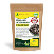 Aalayam Selveer Pure & Natural Fragrance Paal Sambrani | Premium Indian Loban Dhoop | Original Gum Benzoin | Katti Sambrani - 200g