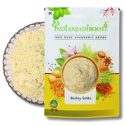 IndianJadiBooti Jau Sattu Powder (Roasted Barley Flour) – 100% Pure Traditional Cooling Superfood for Summer – Helps Support Weight Management, Digestion & Sugar Balance, 1 KG