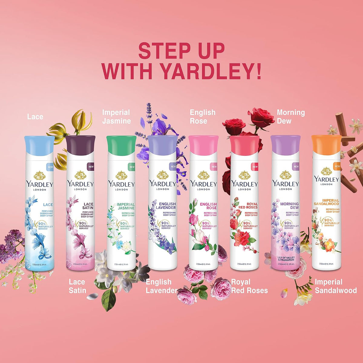 Yardley London Royal Red Roses Refreshing Deo For Women, 150ml