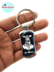 SHINDE EXPORTS Shirdi Sai Baba Plastic Key Chains for car, Home and Bike (Blue 3)