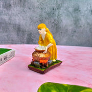 SHINDE EXPORTS saibaba Idol/saibaba Idol for car Dashboard/sai Baba Marble Statue/shirdi saibaba Idol 10cm