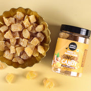 Urban Platter Dried Ginger Candy, 250g (Digestive | Travel-friendly | Helps prevent Nausea)
