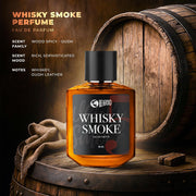BEARDO Whisky Smoke Collectors Edition -Bourbon,Firebomb,Single Malt & Whiskey Smoke (50ml x 4) | Long Lasting Fragrance | Long Lasting Perfume for Men | Gift for Men | Gift for Friend