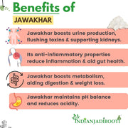 IndianJadiBooti Jawakhar Powder (Yavakshar) | 100g | Food Grade Pearl Ash (Potash) | Pure Potassium Carbonate | Traditional Alkaline Agent for Culinary & Ayurvedic Wellness