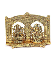 KridayKraft Laxmi Ganesh Idol Showpiece Metal Lakshmi Ganesh Statue Diwali Home Decoration Items Lakshmi Ganesh for Diwali puja