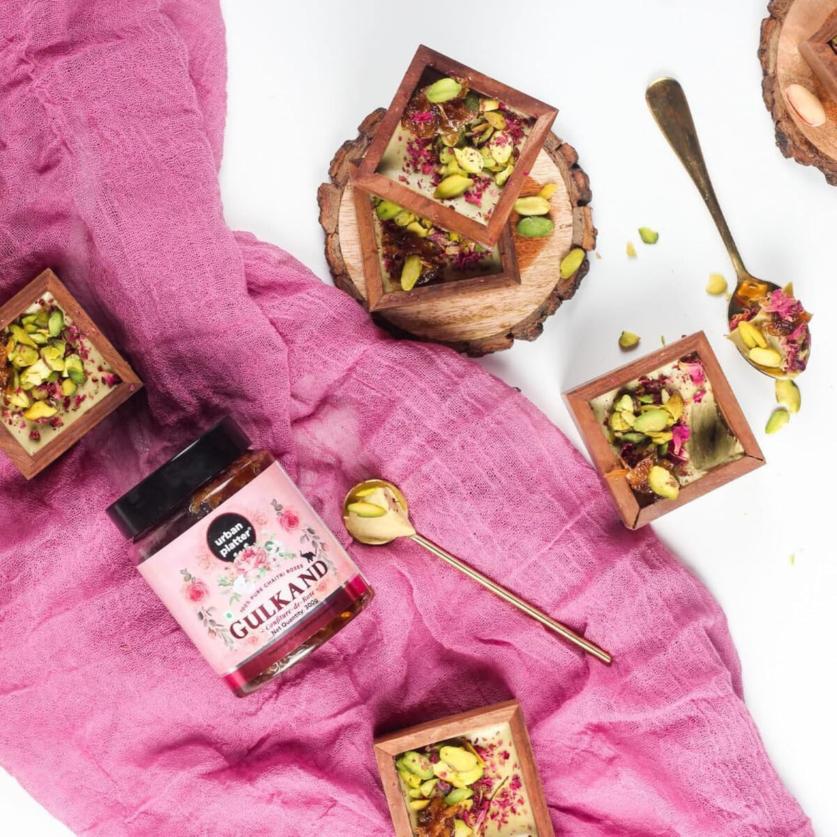 Urban Platter Natural Himalayan Gulkand Rose Petal Jam, 300 g