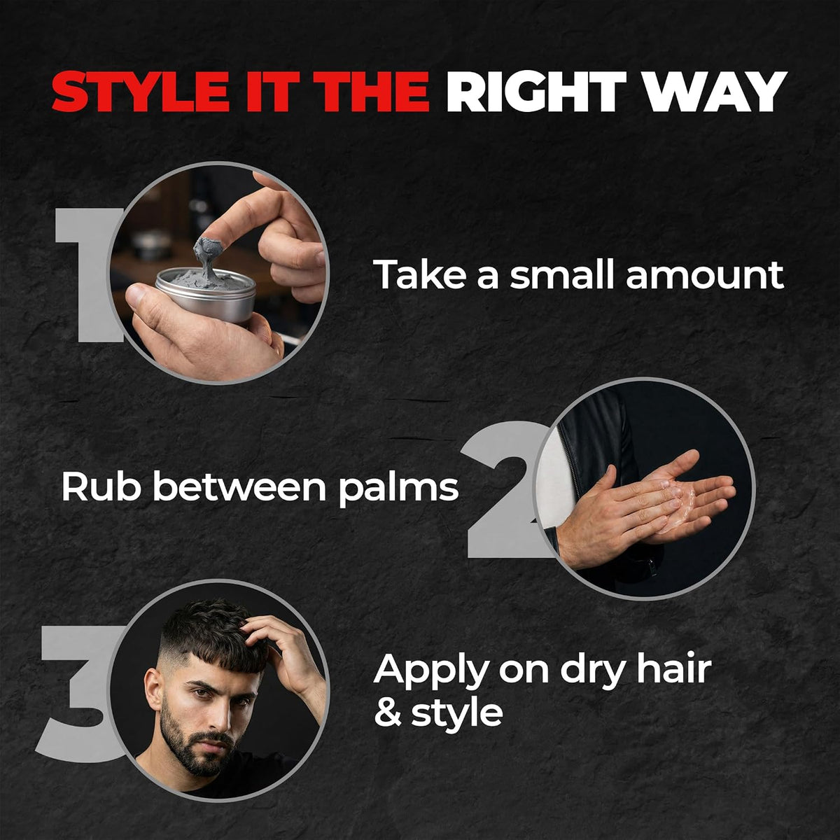 Beardo Hair Clay Wax for Men, 100 gm | Hair Clay for men | Styling Wax | Volumizing | Strong Hold | Restylable |Matte Finish | Easy to Wash Off | Texture Clay for Men