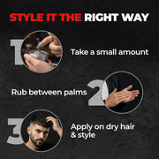 Beardo Hair Clay Wax for Men, 100 gm | Hair Clay for men | Styling Wax | Volumizing | Strong Hold | Restylable |Matte Finish | Easy to Wash Off | Texture Clay for Men