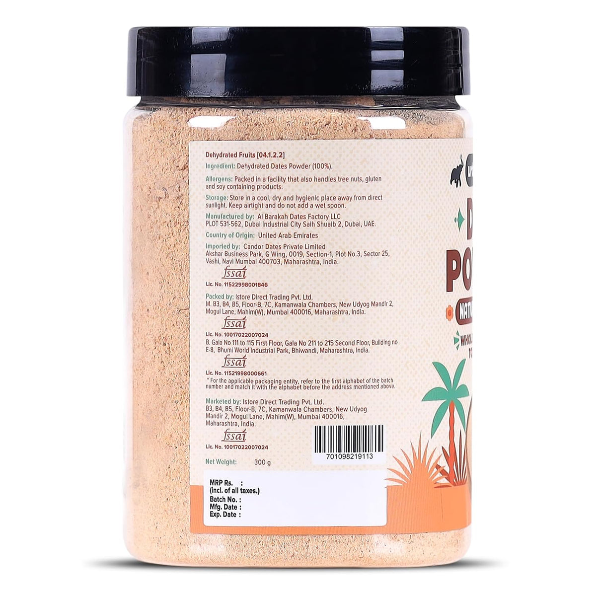 Urban Platter Dried Date Powder, 300 g