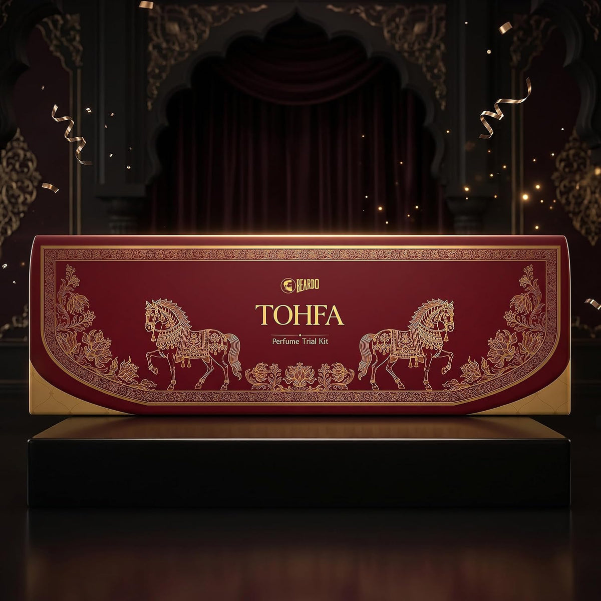 Beardo Tohfa Perfume Gift Set for Men | Fragrance Discovery Gift Set | 10 x 5ml Mini Perfumes for Men | Long Lasting Perfume Collection | Travel Friendly Gift Pack | Gift for Husband, Father, Brother, Boyfriend | Wedding & Festival Gift