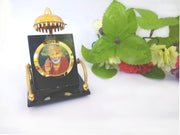 SHINDE EXPORTS Sai Baba Car Dashboard Stand (Design 6)