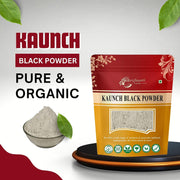 BrijBooti Black Kaunch Seeds Powder 100 Gr - Kaunch Beej Kala Powder - Mucuna Pruriens - Cowhage